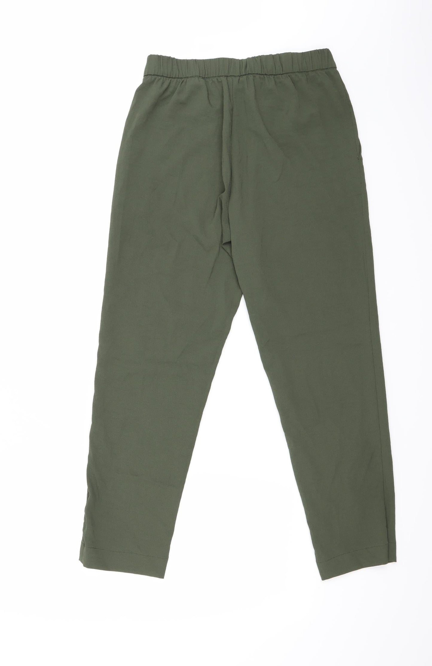 H&M Womens Green   Carpenter Trousers Size 8 L25.5 in