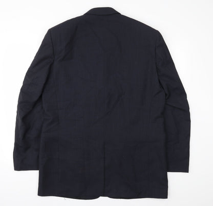 Back view of Next men’s blue jacket suit jacket, size 42