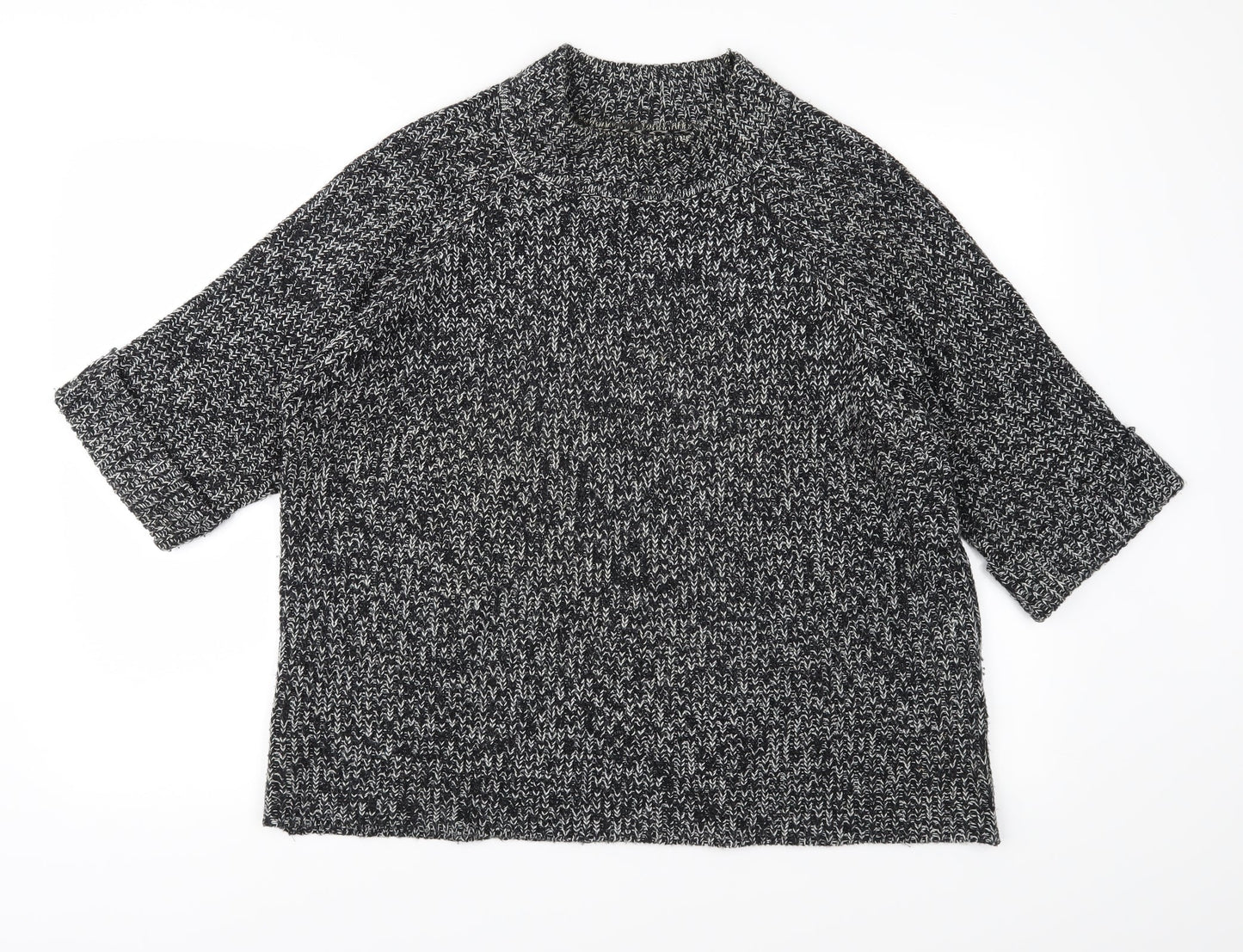 F&F Womens Black  Knit Pullover Jumper Size 18