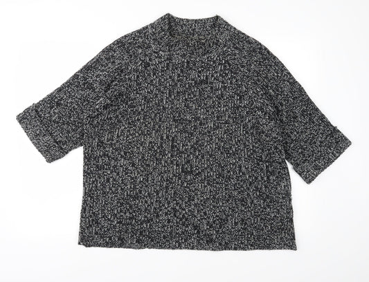 F&F Womens Black  Knit Pullover Jumper Size 18