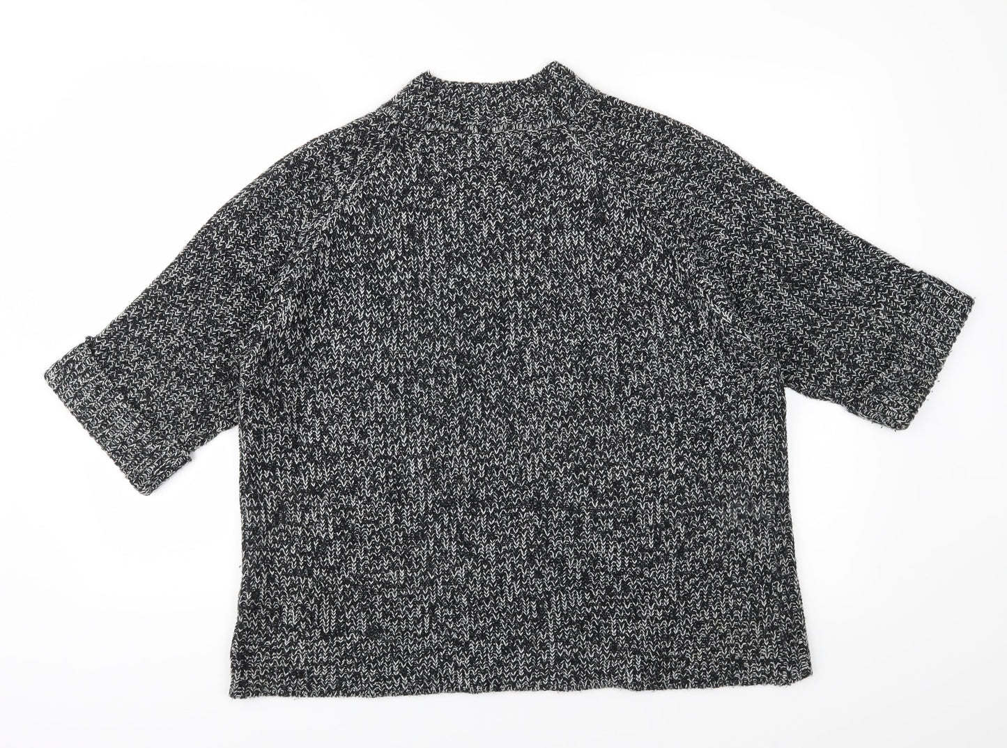 F&F Womens Black  Knit Pullover Jumper Size 18