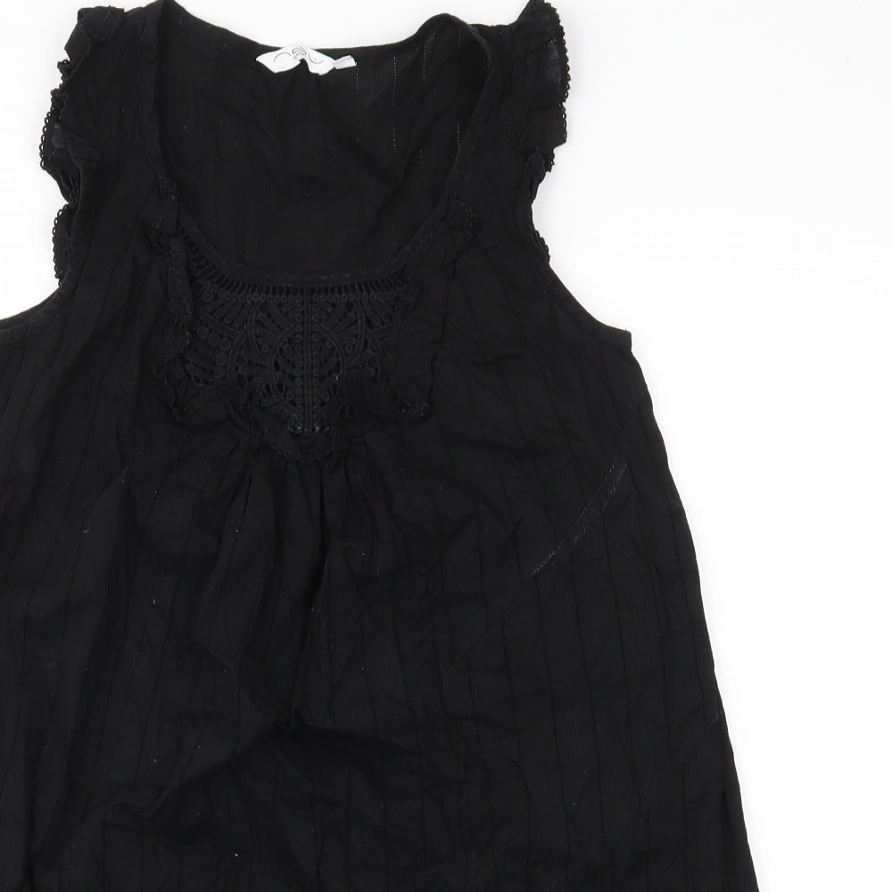 New Look Womens Black   Basic Blouse Size 8