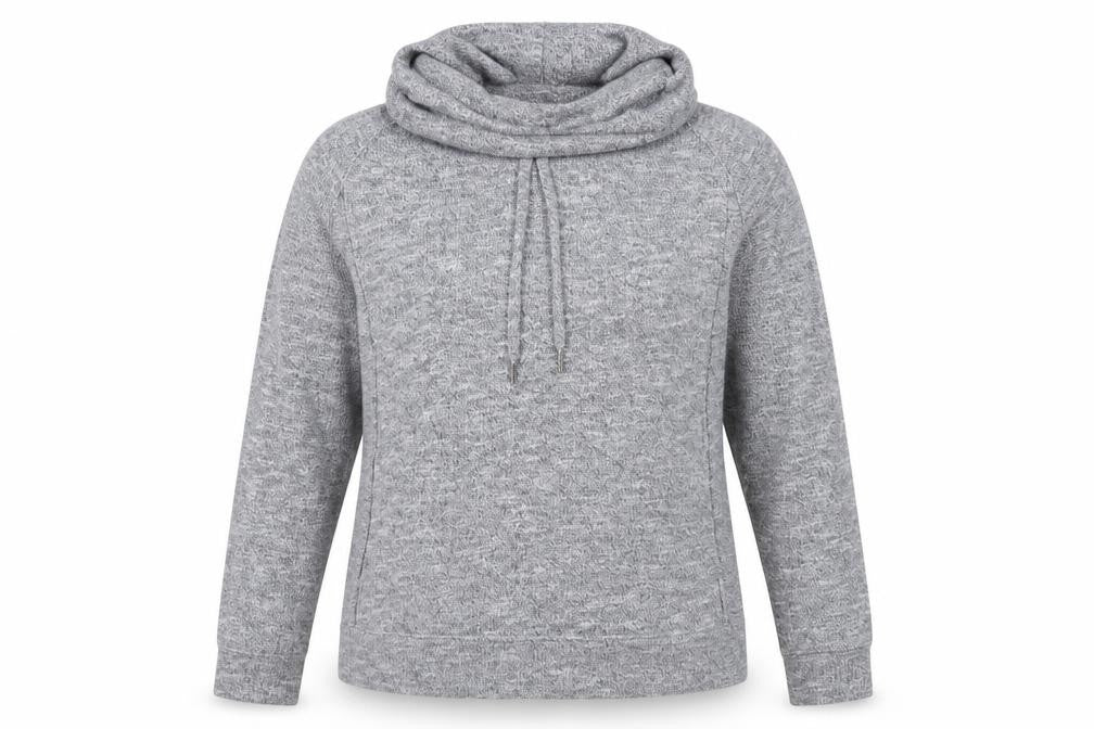 New Look Womens Grey  Jersey Pullover Sweatshirt Size S