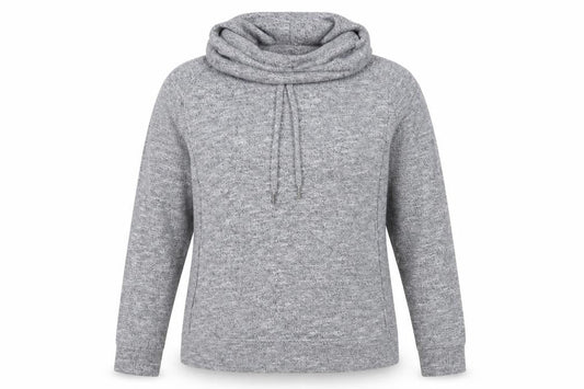 New Look Womens Grey  Jersey Pullover Sweatshirt Size S