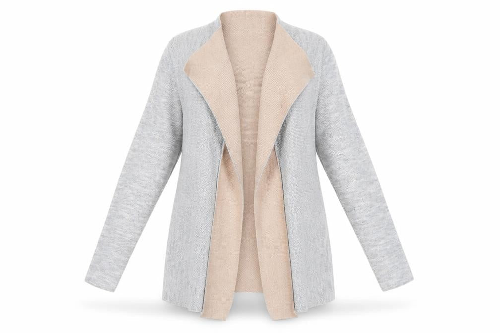 Atmosphere Womens Grey  Knit Cardigan Jumper Size M