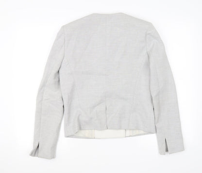 Back view of st women’s grey jacket blazer, size UK 38