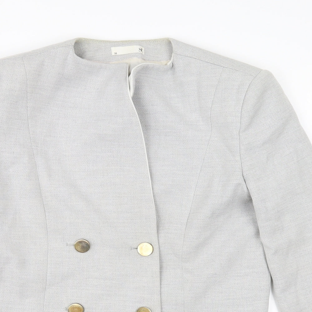 st Womens Grey   Jacket Blazer Size 38