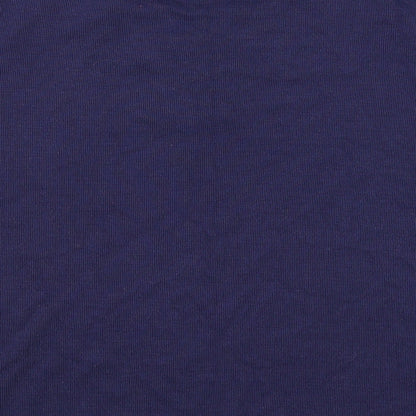 Brand and care label for Bonmarché women’s blue floral jumper, size M