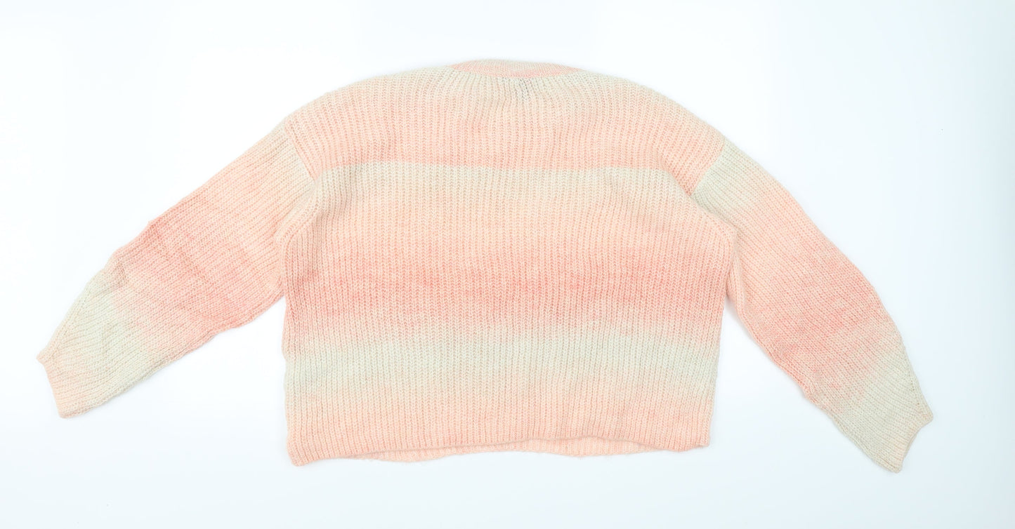 New Look Womens Pink   Pullover Jumper Size M