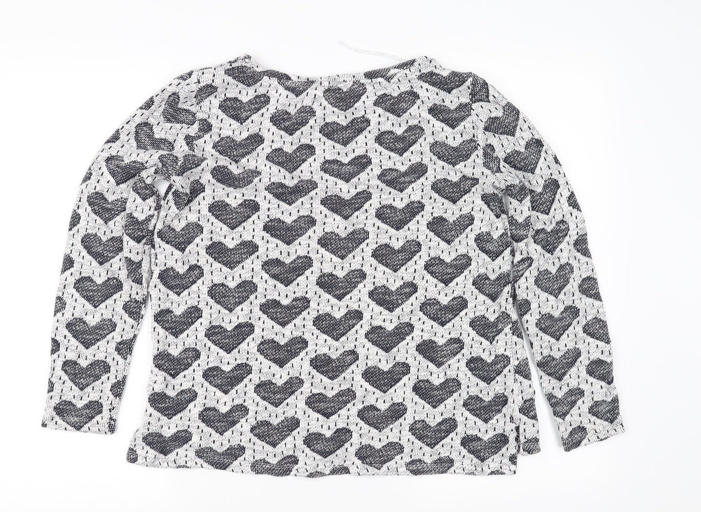 TU Womens Silver   Pullover Jumper Size 12