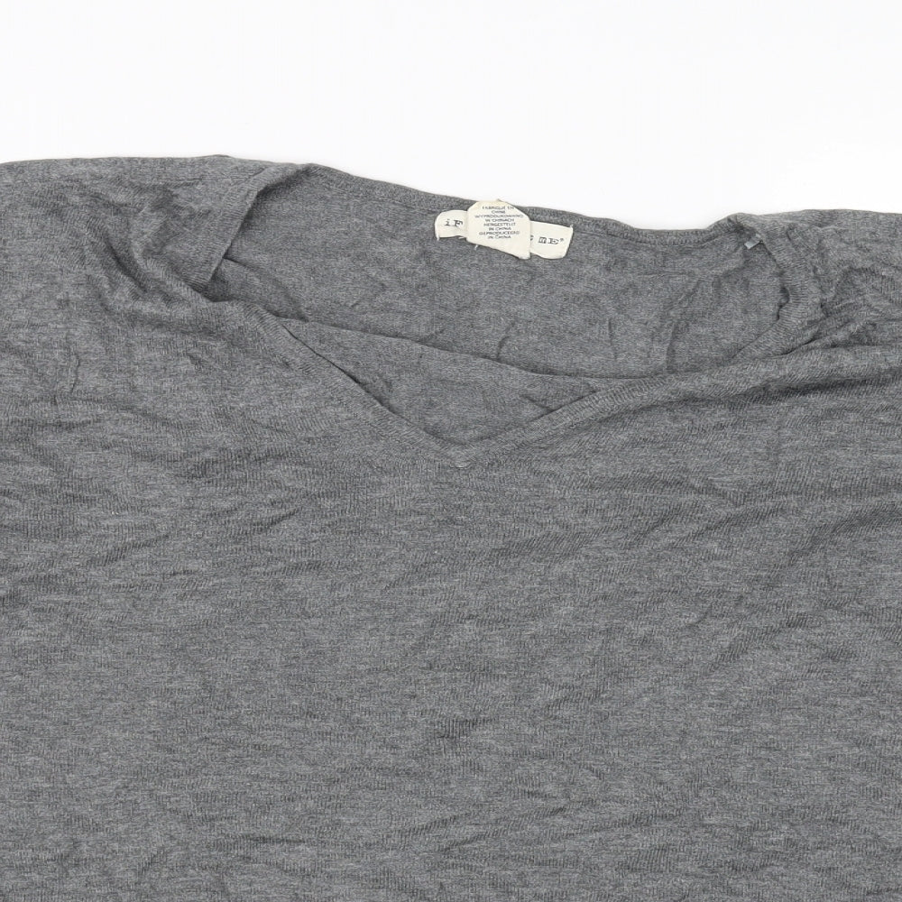 If It Were Me  Womens Grey   Basic T-Shirt Size M
