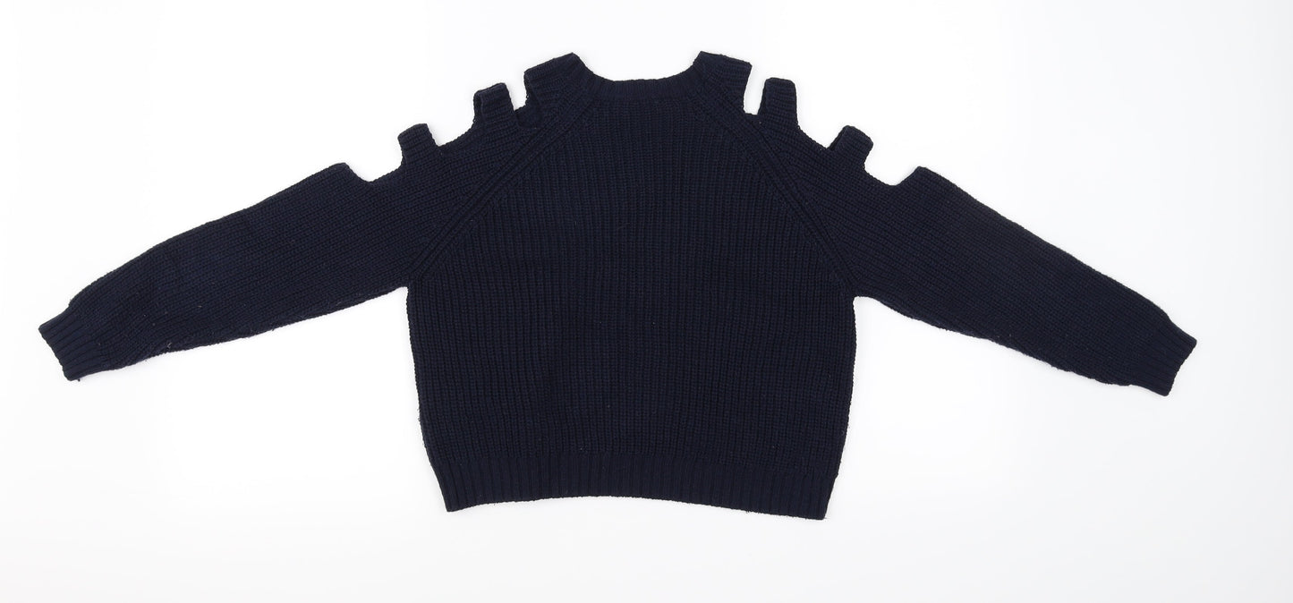 New Look Girls Blue   Pullover Jumper Size 9 Years