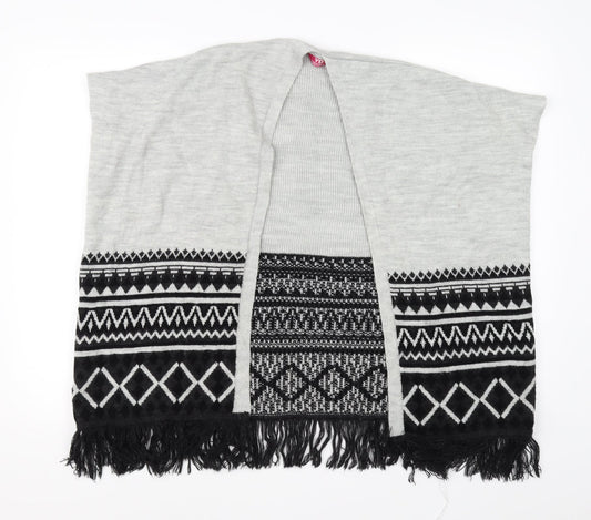 YD Girls Grey   Cardigan Jumper Size 8-9 Years
