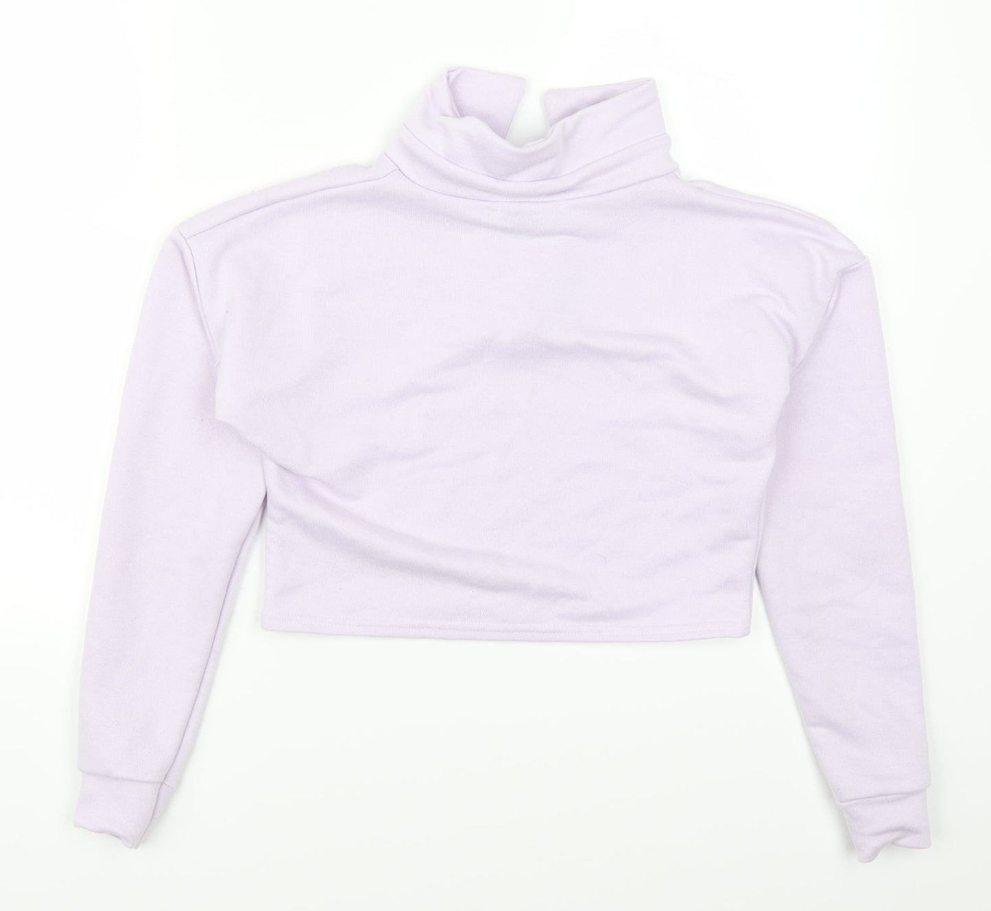 Pretty Little Thing Womens Purple   Pullover Sweatshirt Size 4