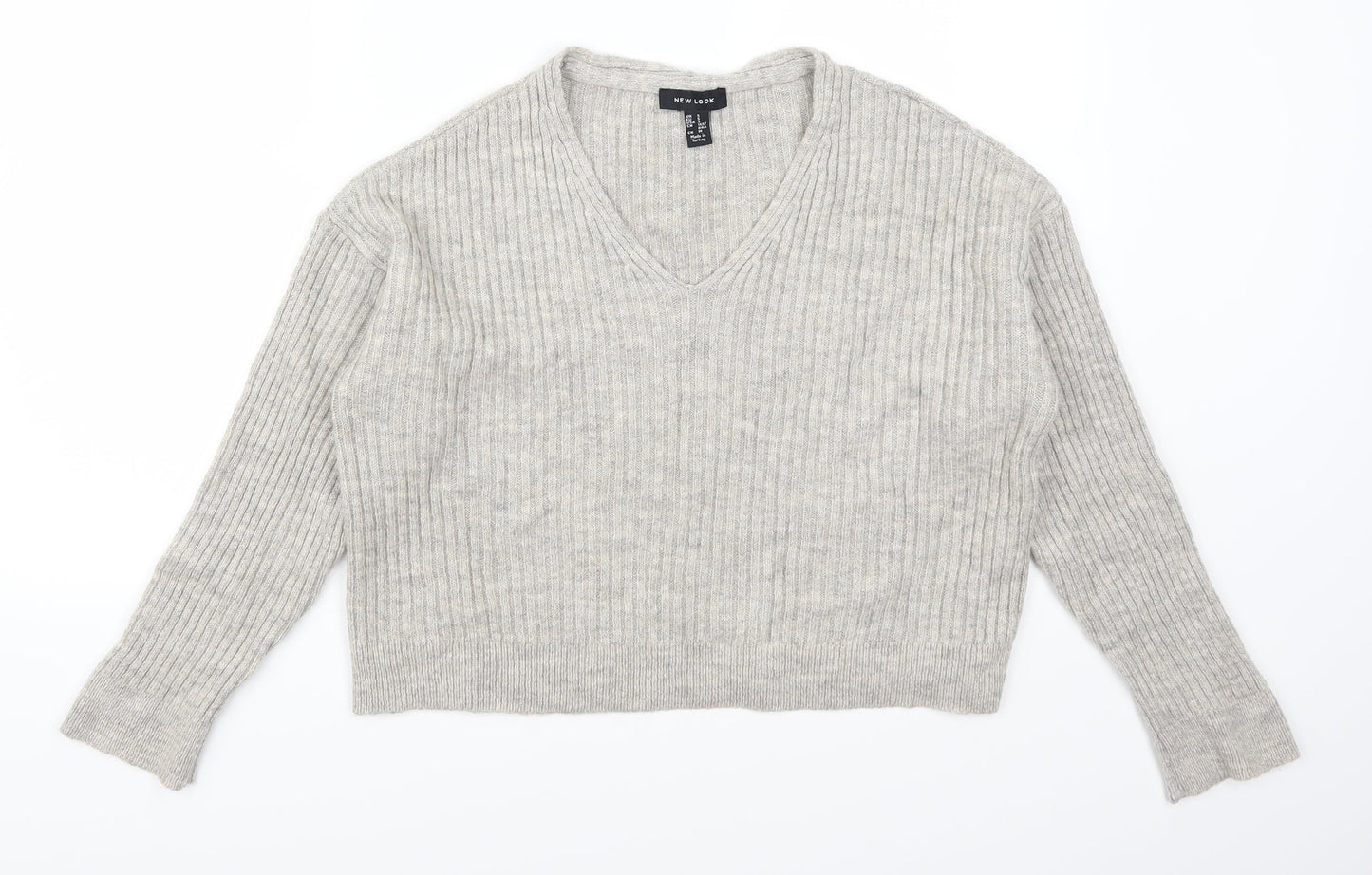 New Look Womens Grey   Pullover Jumper Size S