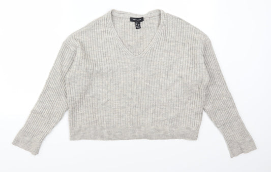 New Look Womens Grey   Pullover Jumper Size S
