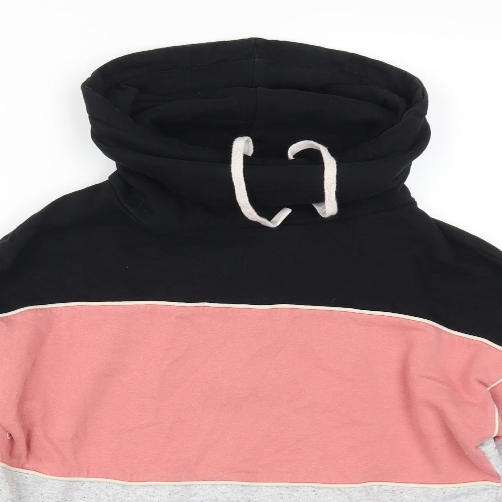 F&F Womens Pink Striped  Pullover Sweatshirt Size S