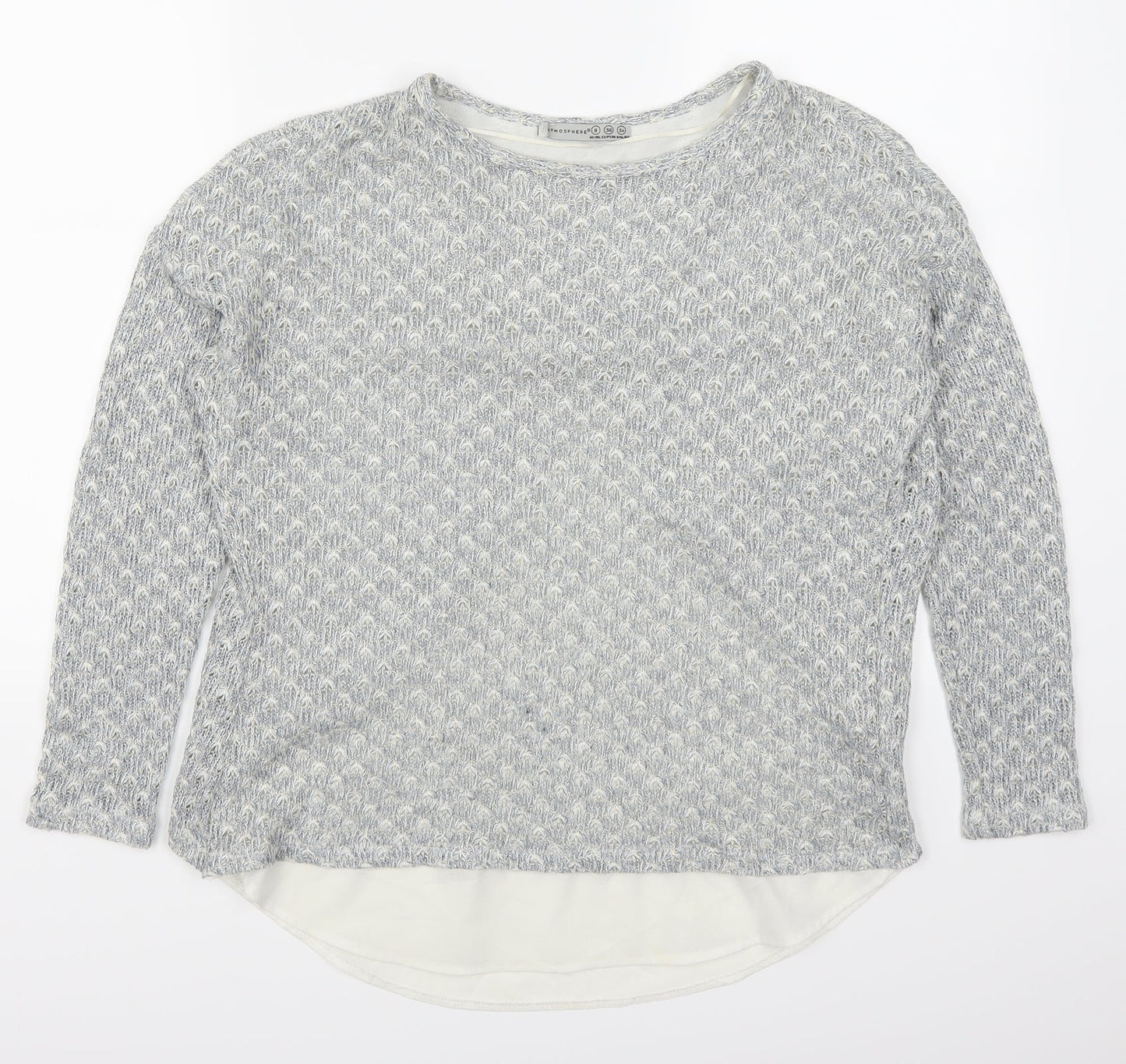 Atmosphere Womens Grey   Pullover Jumper Size 8