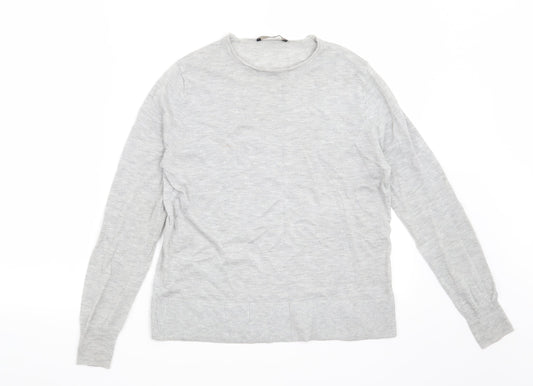 Zara Womens Grey   Pullover Jumper Size S