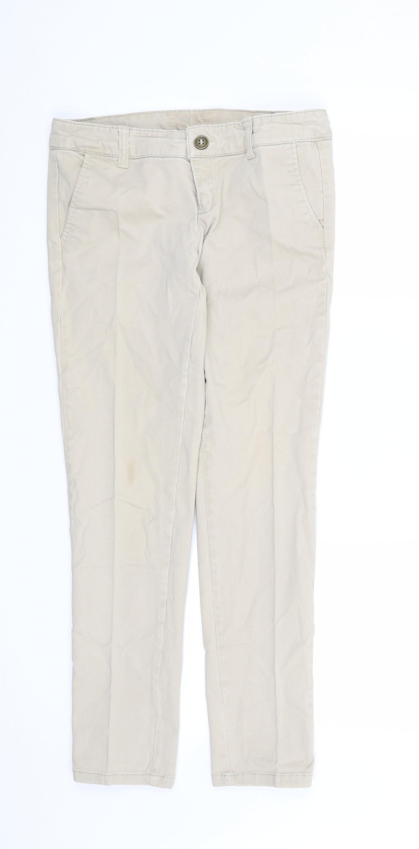 TALLY WEiJL Womens Beige   Straight Jeans Size 8 L28 in