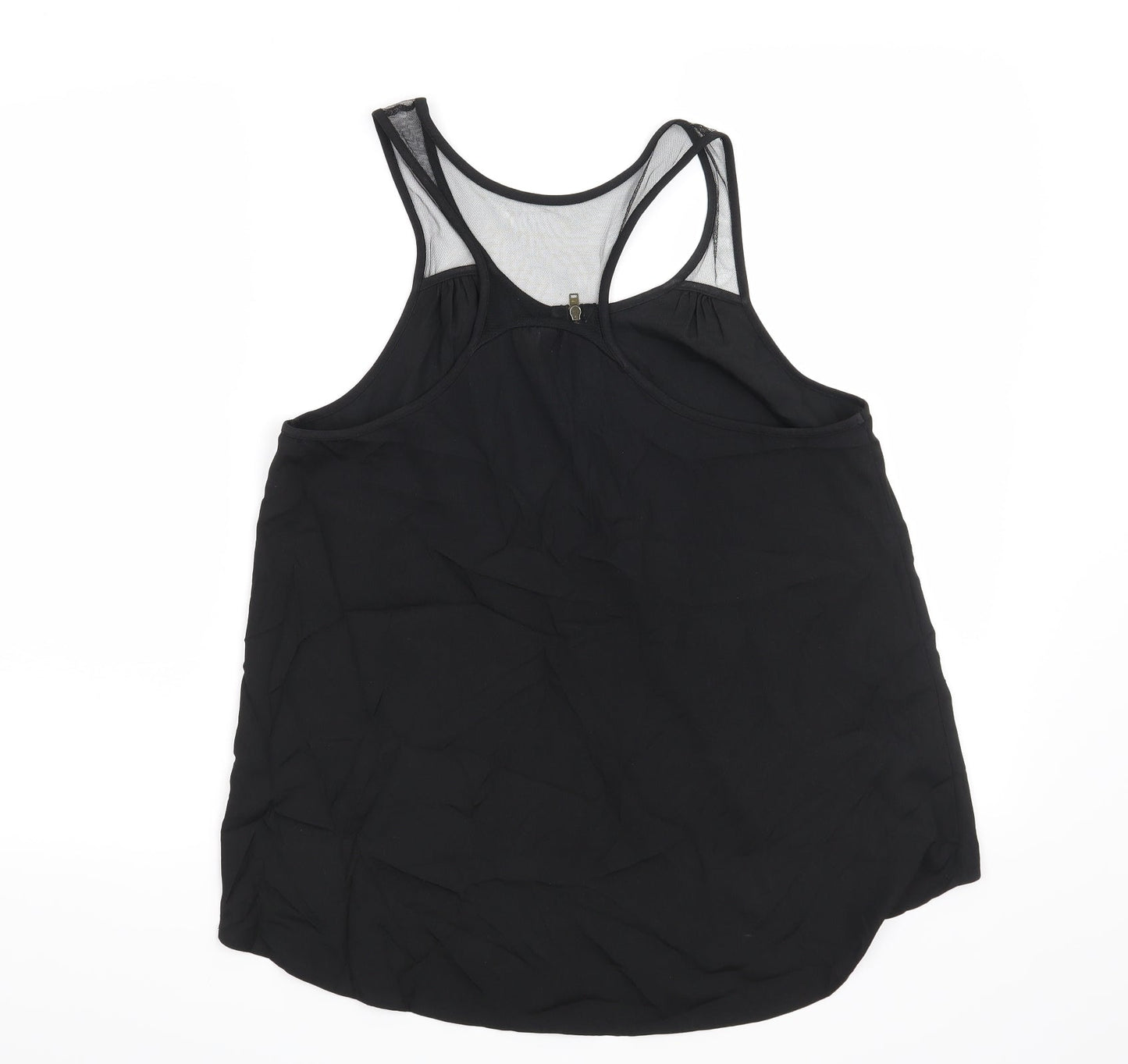 H&M Womens Black   Basic Blouse Size 4