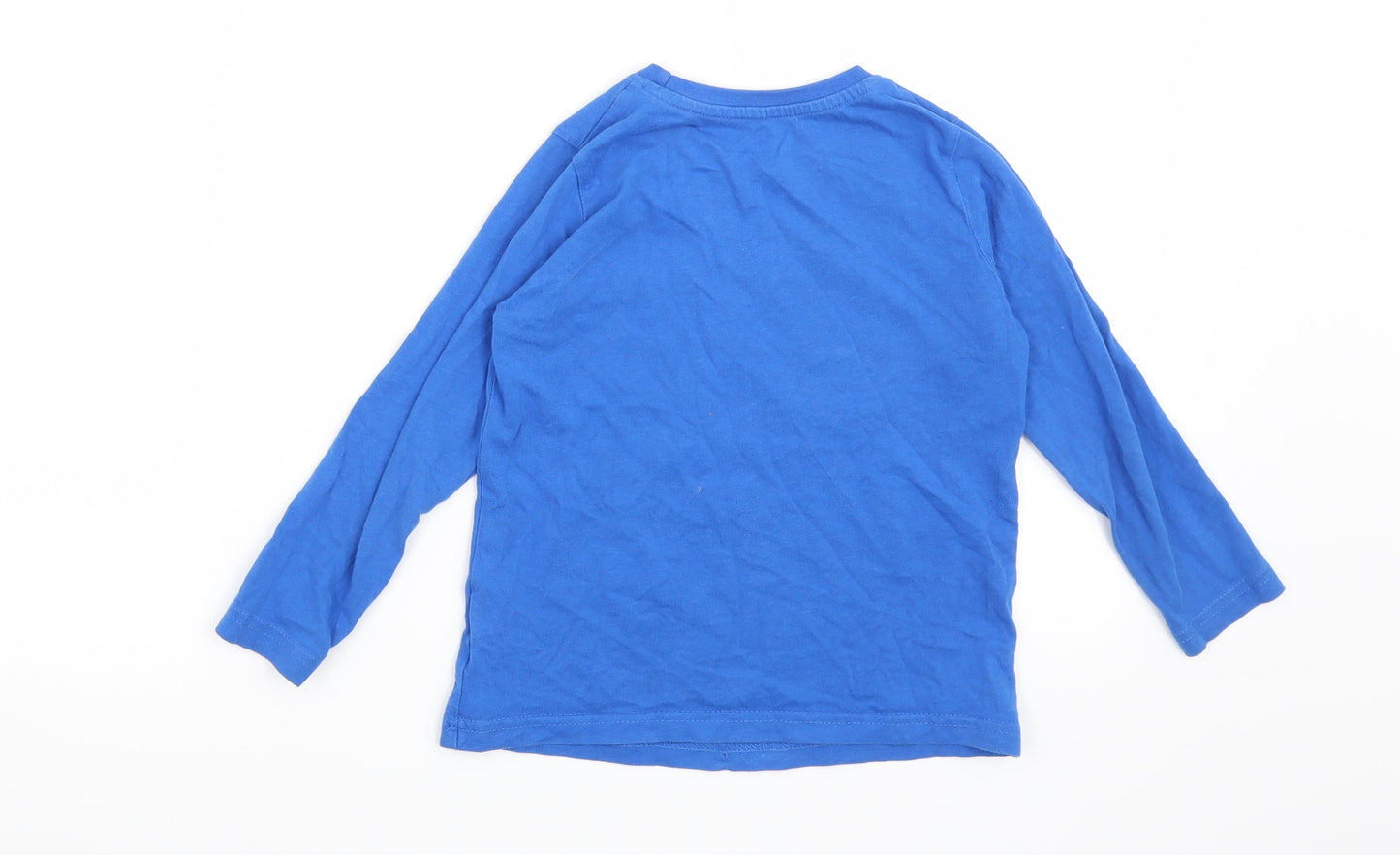 Rebel Boys Blue   Basic T-Shirt Size 4-5 Years  - Space Storm