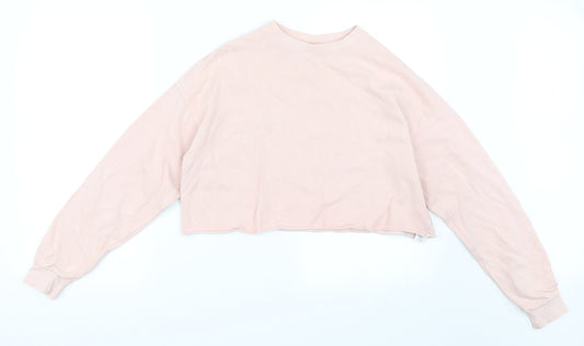 Topshop Womens Pink   Pullover Sweatshirt Size 6