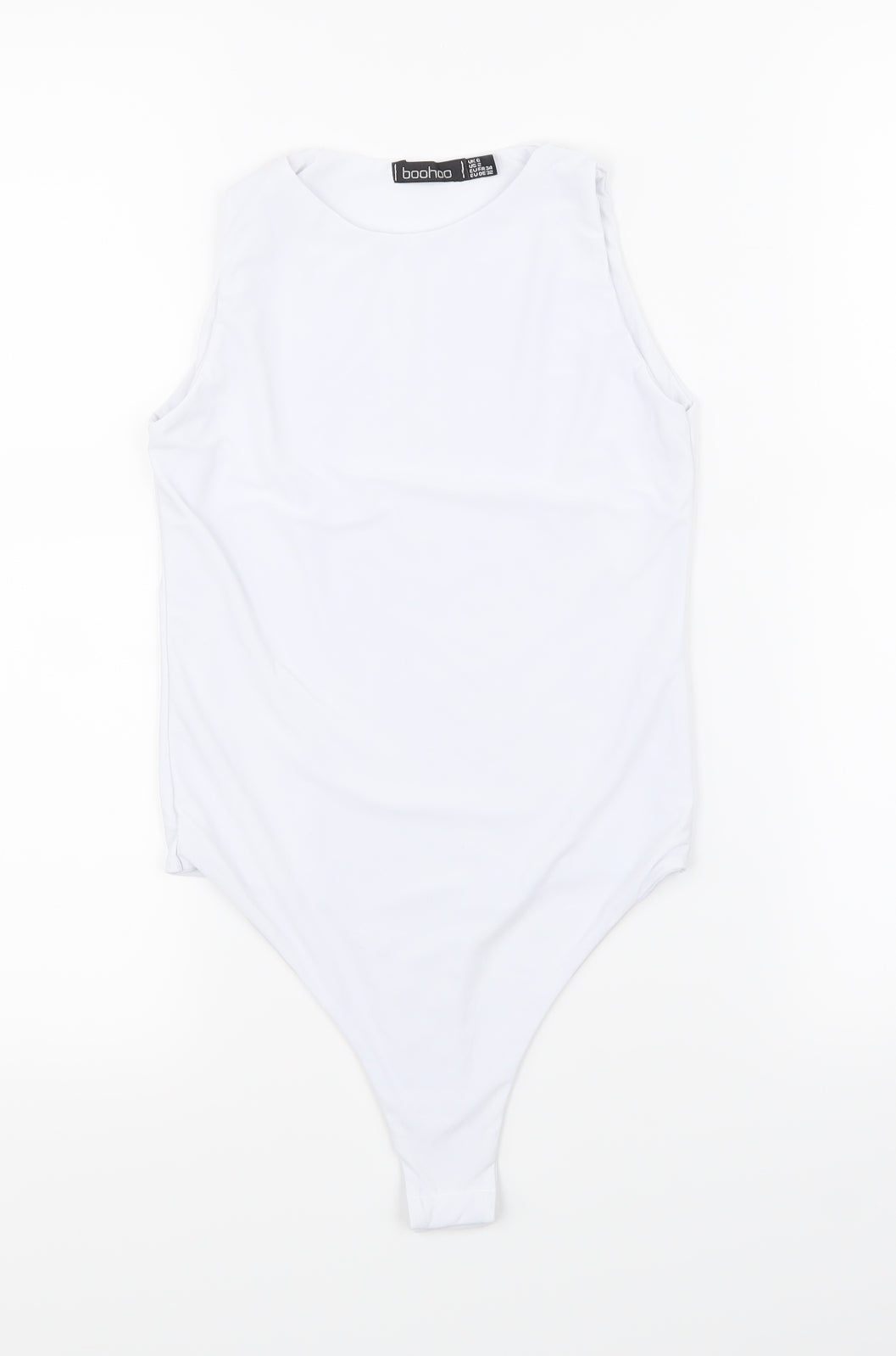 Boohoo Womens White   Basic Tank Size 6