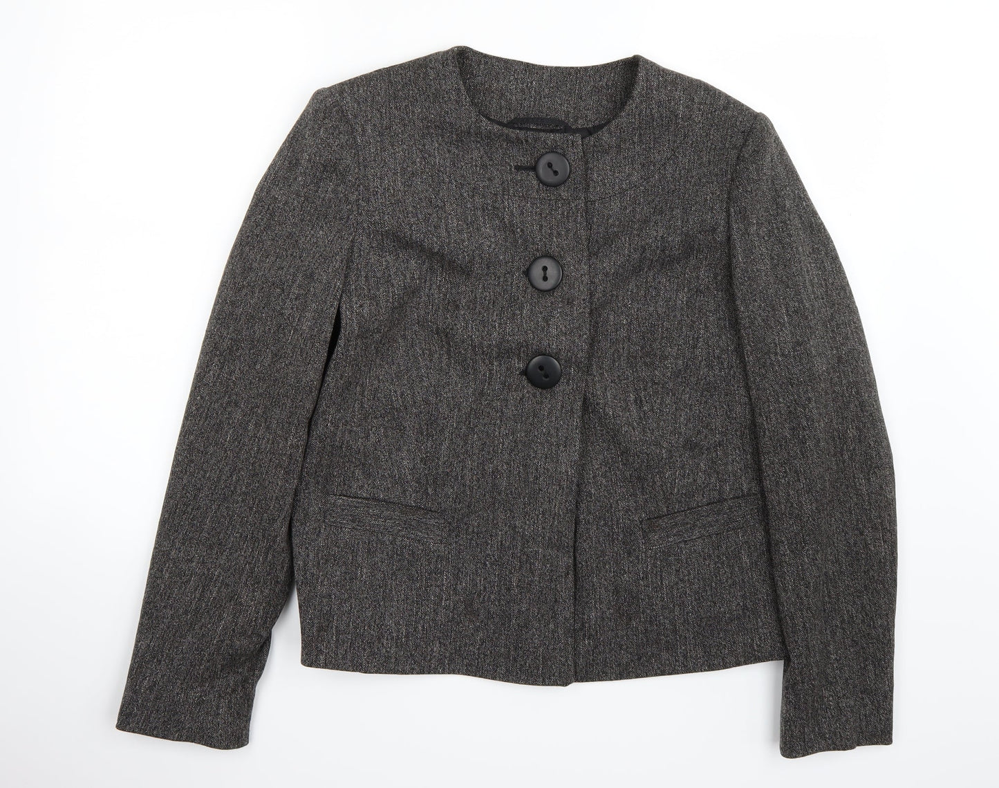 M&Co Womens Grey   Jacket Coat Size 14