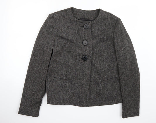 M&Co Womens Grey   Jacket Coat Size 14