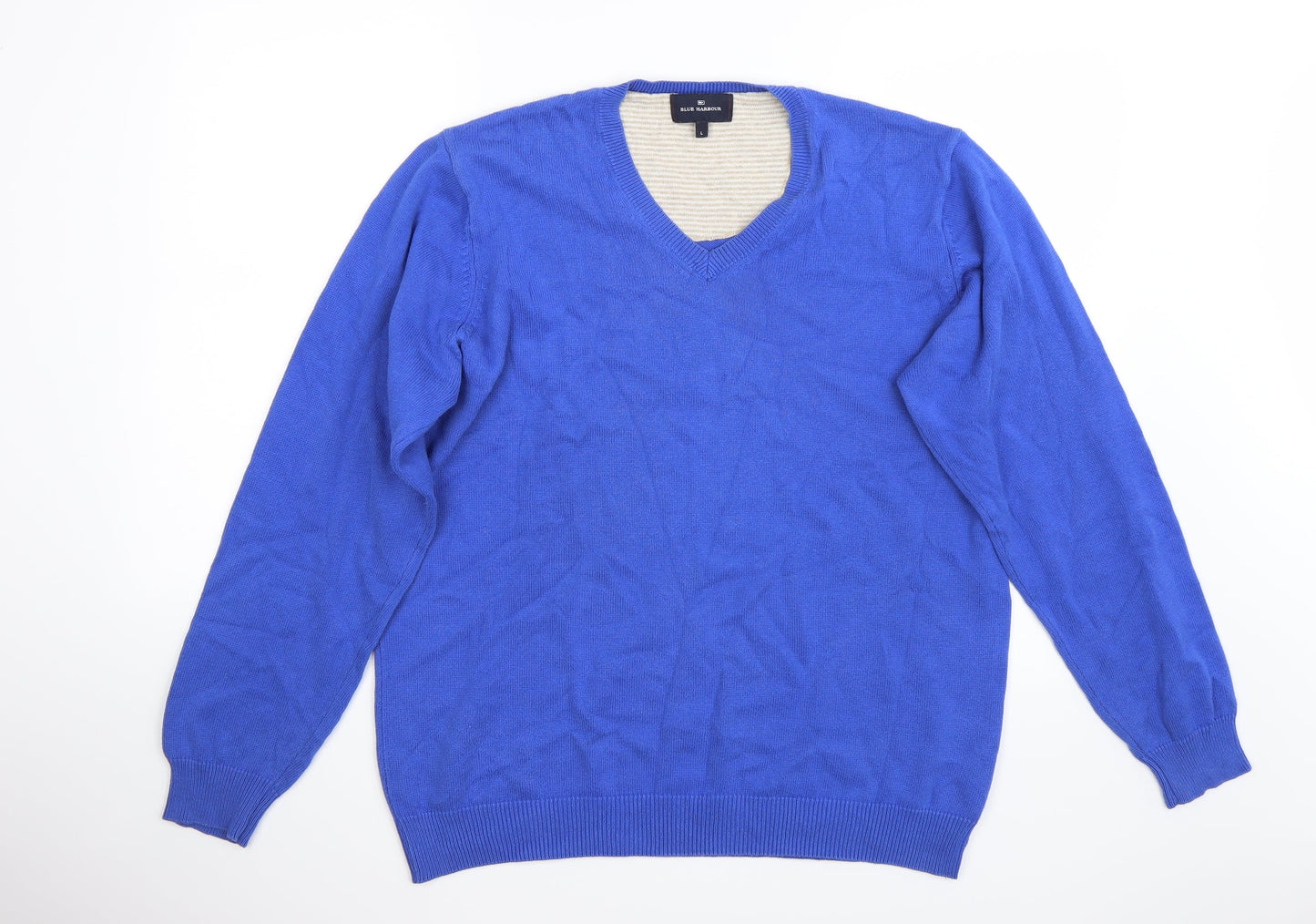 Marks and Spencer Womens Blue   Pullover Jumper Size L