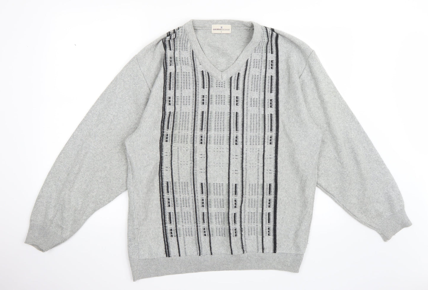 Carabou Womens Grey   Pullover Jumper Size L