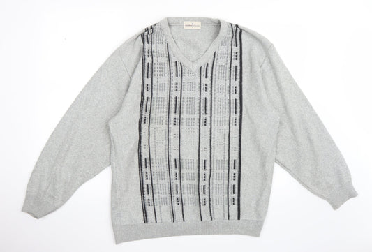 Carabou Womens Grey   Pullover Jumper Size L