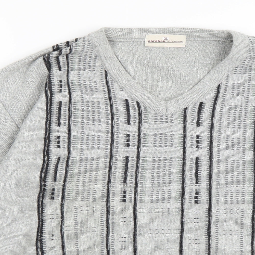 Carabou Womens Grey   Pullover Jumper Size L