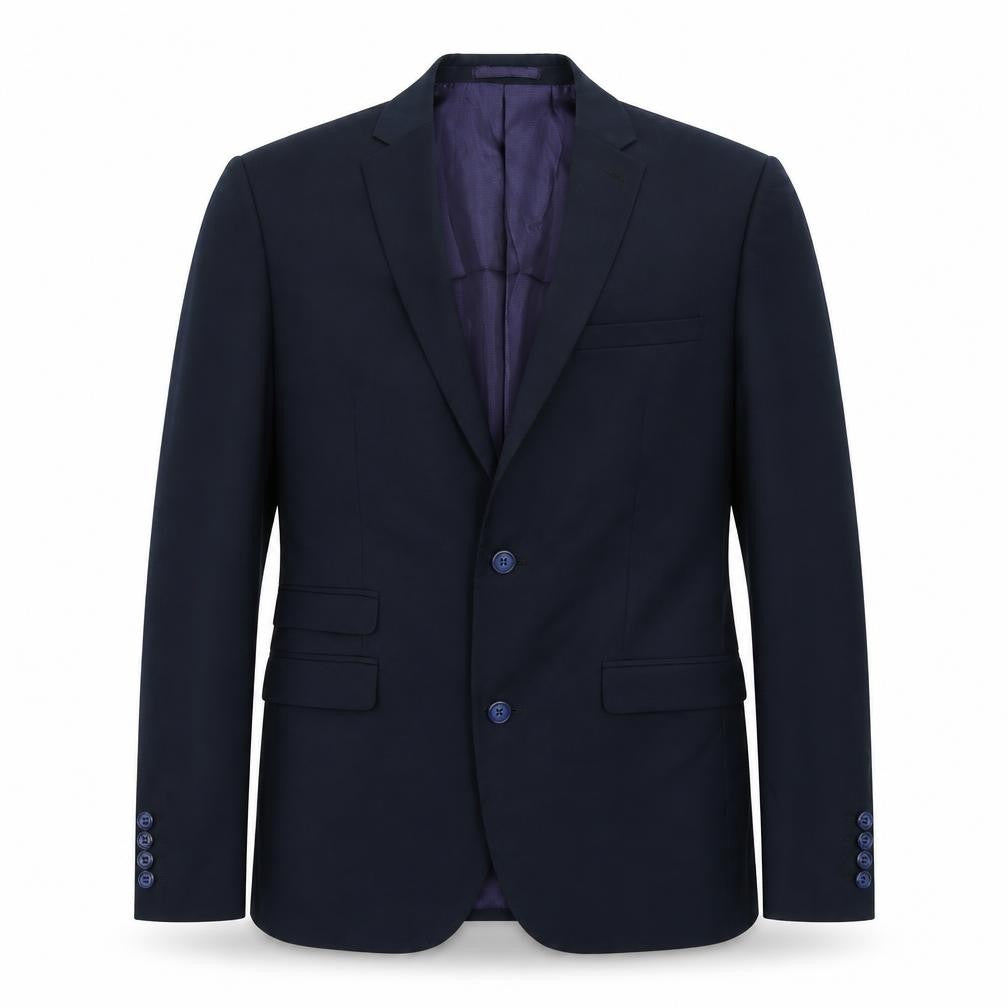 Preworn Mens Blue   Jacket Suit Jacket Size 38