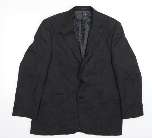 The label Mens Grey   Jacket Suit Jacket Size 40