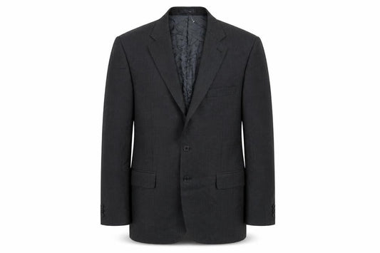 Front view of The label men’s grey jacket suit jacket, size 40