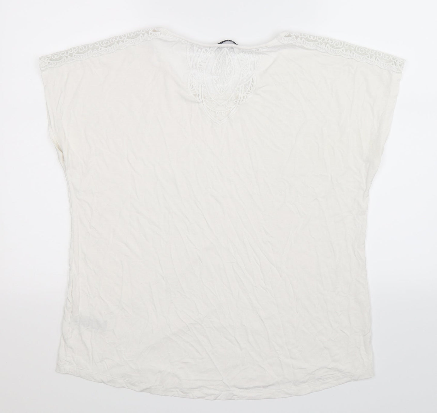 Marks and Spencer Womens White   Basic Tank Size 16