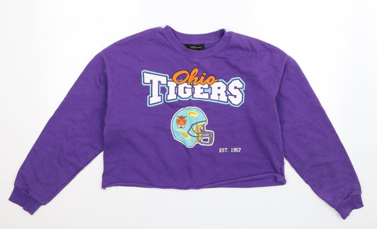 Atmosphere Womens Purple   Pullover Sweatshirt Size 12