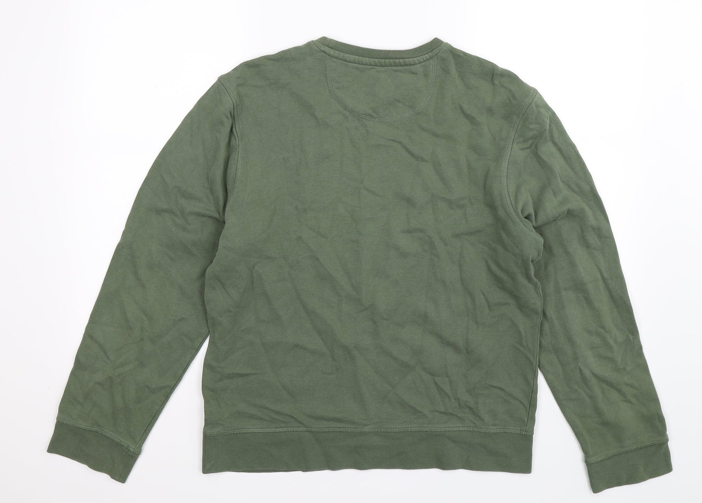 Blue Harbour Mens Green   Pullover Sweatshirt Size S