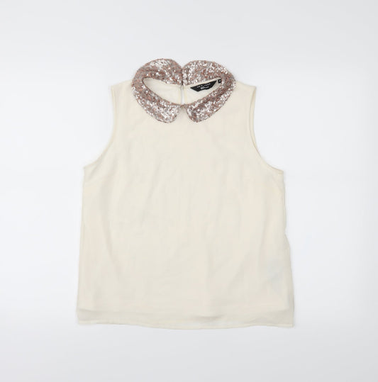 New Look Girls White   Camisole Blouse Size 14 Years