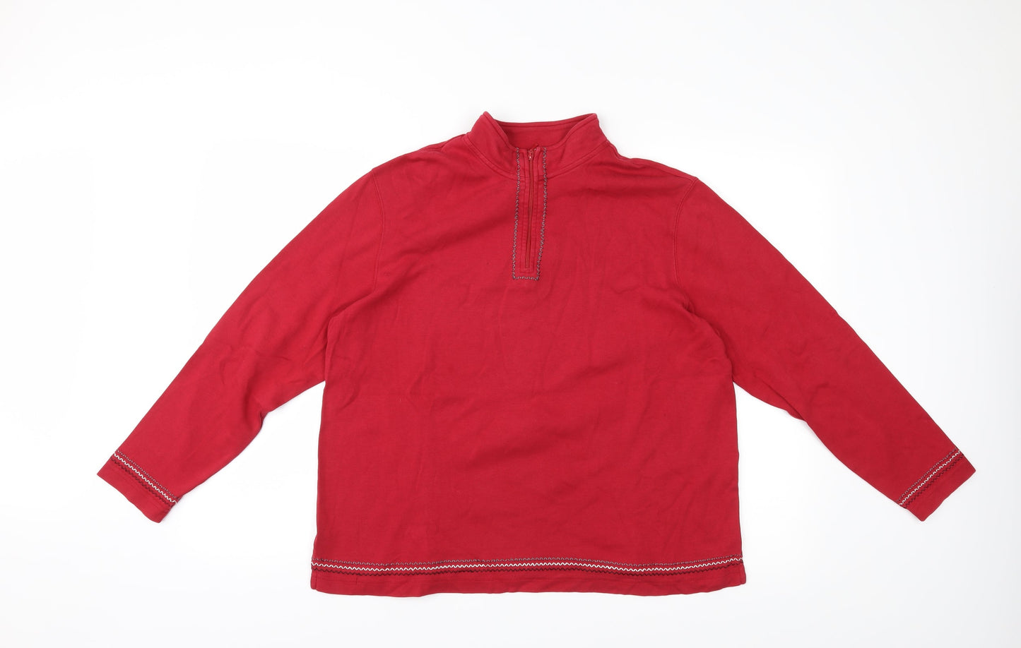 Bechamel Womens Red   Pullover Jumper Size L
