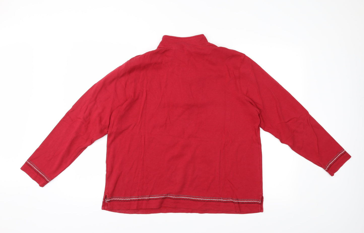Bechamel Womens Red   Pullover Jumper Size L