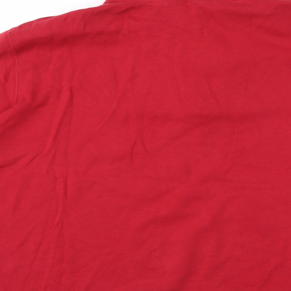 Bechamel Womens Red   Pullover Jumper Size L