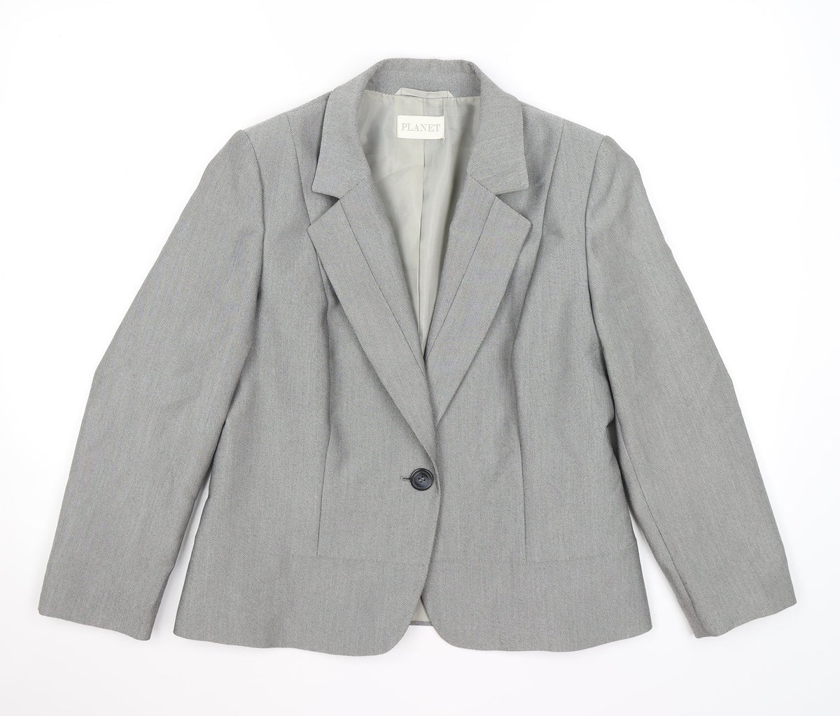 planet Womens Grey   Jacket Blazer Size 12