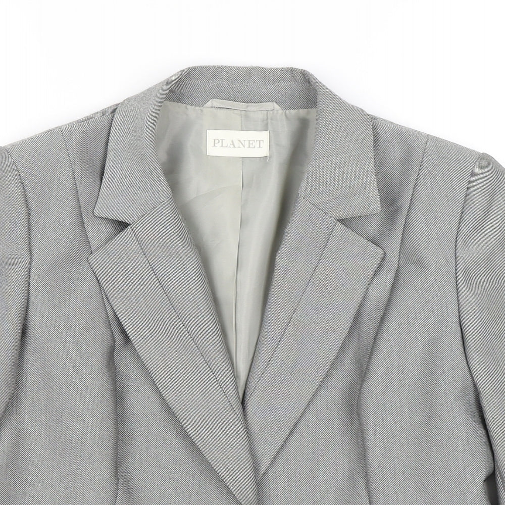 planet Womens Grey   Jacket Blazer Size 12