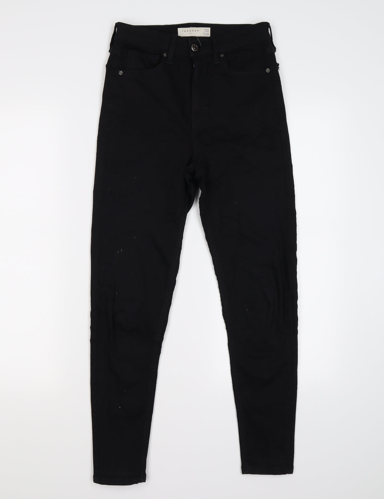 Topshop Womens Beige  Denim Skinny Jeans Size XS L30 in