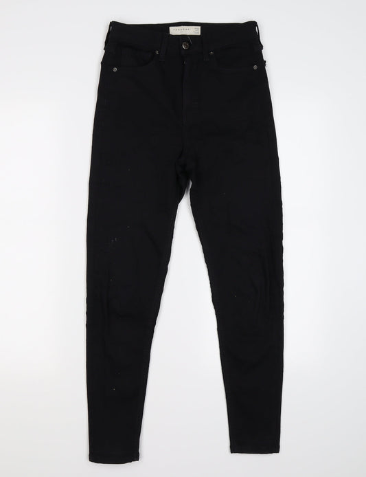Topshop Womens Beige  Denim Skinny Jeans Size XS L30 in