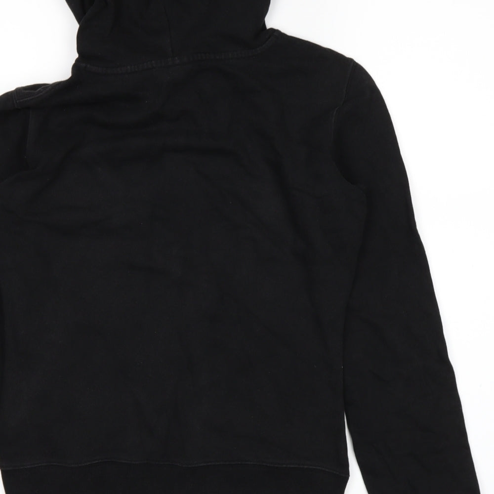 pepe Girls Black   Full Zip Hoodie Size L