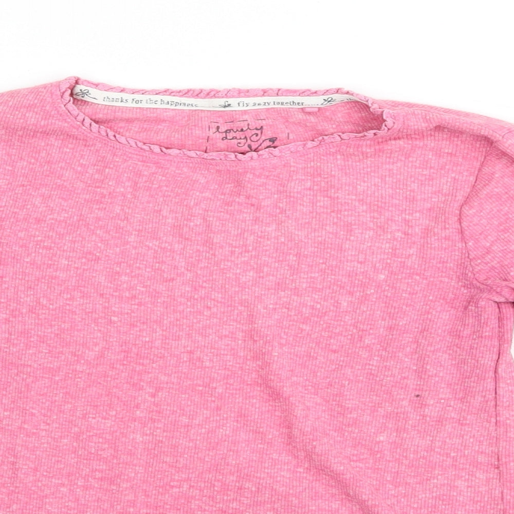 NEXT Girls Pink   Basic T-Shirt Size 8 Years